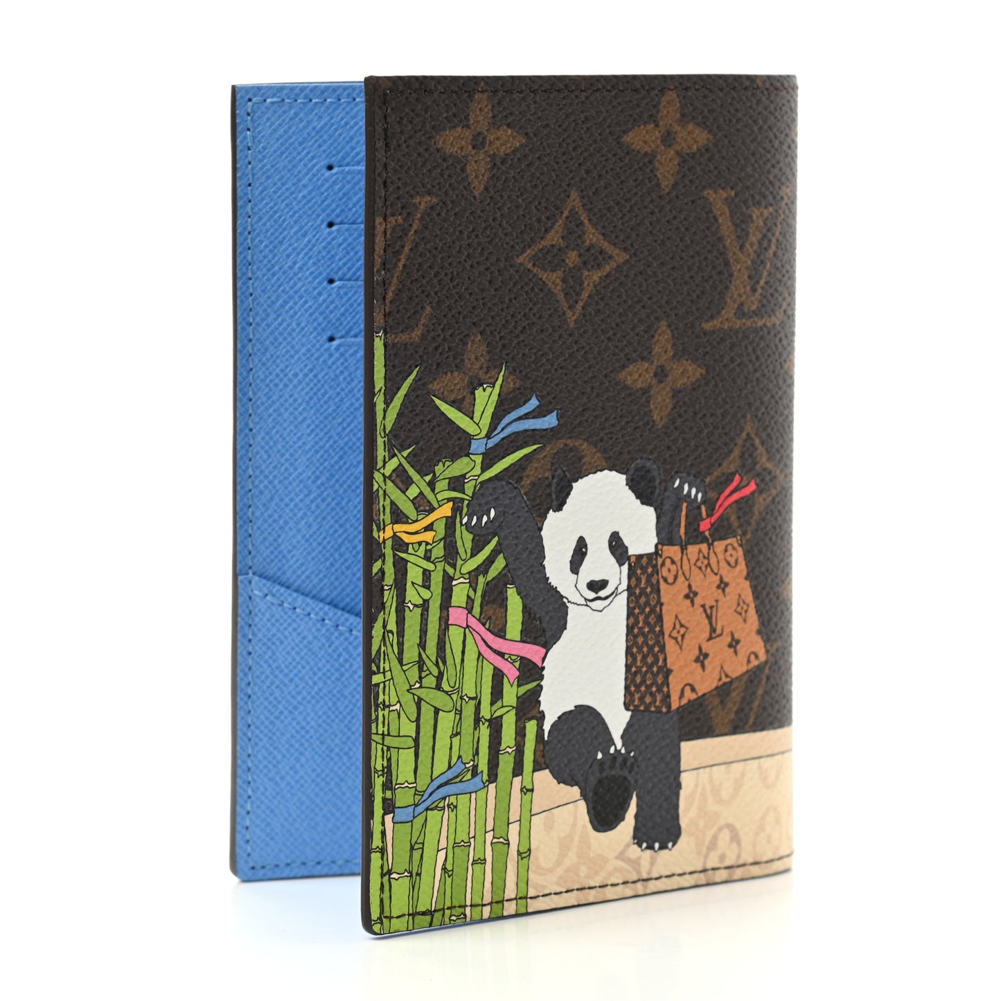 Monogram 2021 Christmas Animation China Passport Cover Myosotis Blue