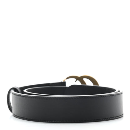 Gucci Moon Calfskin Double G 30mm Belt 70 28 Black 2 of 5