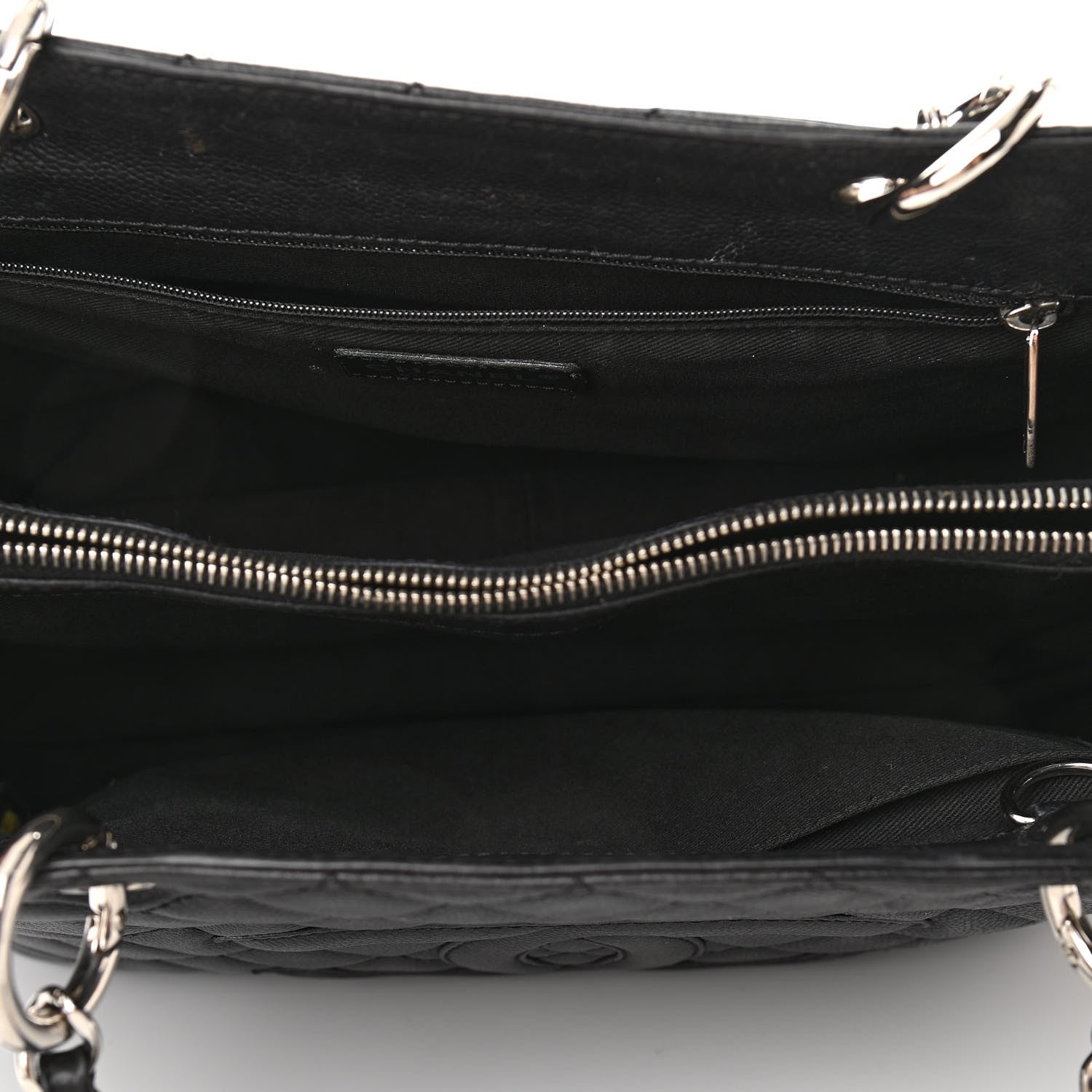 Chanel Caviar Quilted Grand Shopping Tote GST Black 5 of 12
