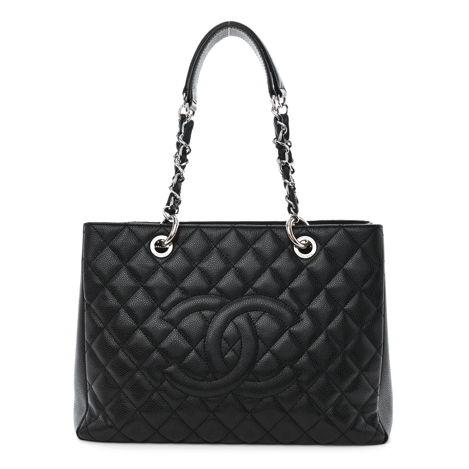 Chanel Caviar Quilted Grand Shopping Tote GST Black 1 of 13