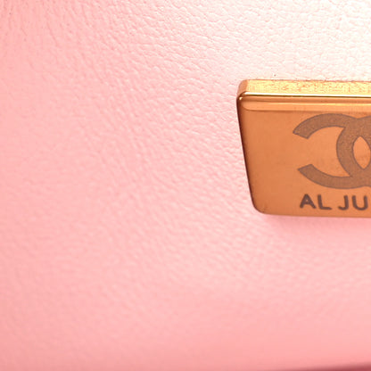 Chanel Caviar Quilted Medium Double Flap Light Pink 7 of 10