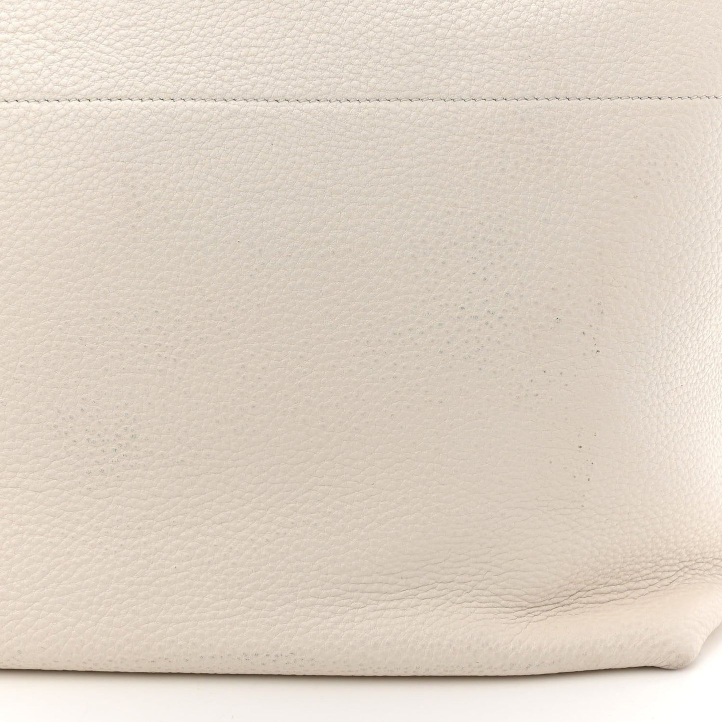 Vitello Phenix Shopping Tote White