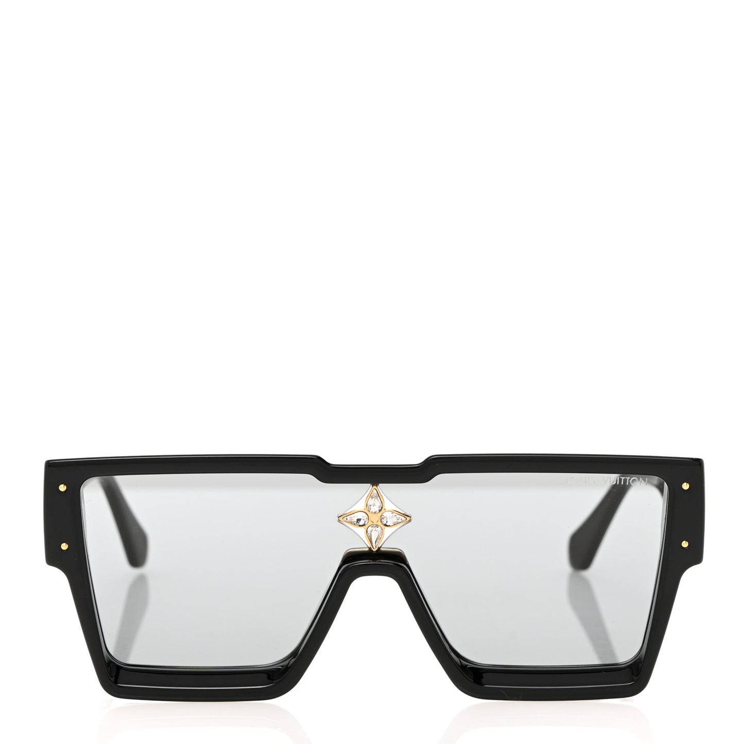 Acetate Swarovski Crystal Cyclone Sunglasses Z1578W Black