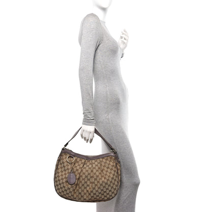 Gucci Monogram Medium Sukey Hobo Purple 2 of 12