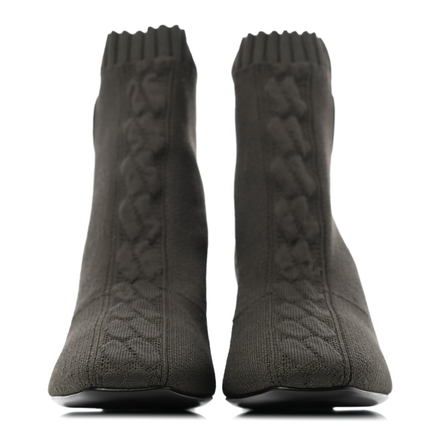 Knit Calfskin Volver 60 Ankle Boots 39 Sottobosco