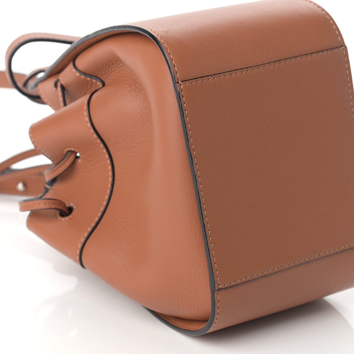 Calfskin Mini Hammock Shoulder Bag Tan