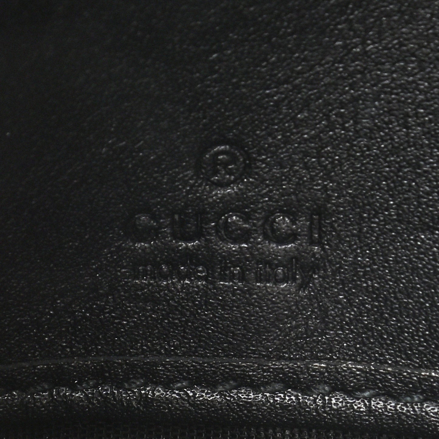 Calfskin Matelasse GG Marmont Zip Around Wallet Black