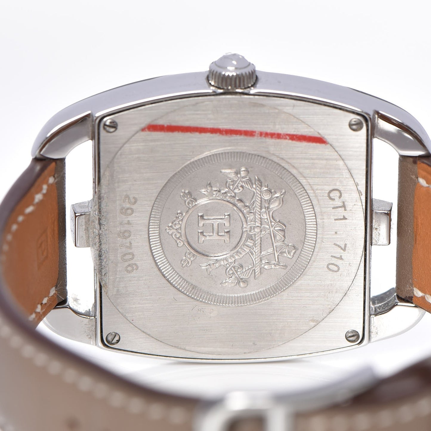 Stainless Steel Swift 33mm Cape Cod Tonneau Quartz Watch Etoupe