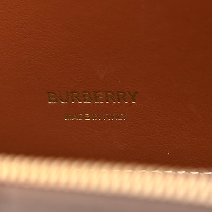 Burberry Calfskin Vintage Check Mini Two Handle Title Bag Archive Beige 6 of 10