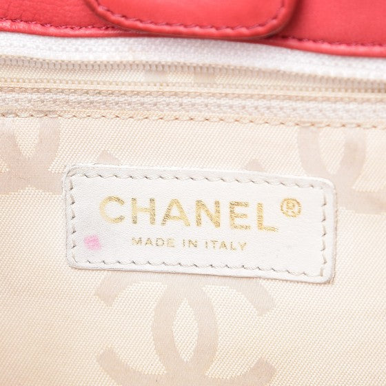 Patent CC Logo Tote Dark Pink