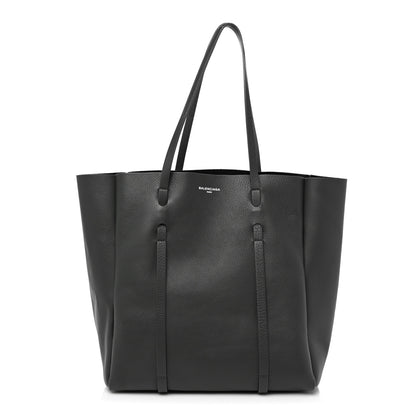 Balenciaga Veau Baltimore Double Sided Small Everyday Tote Gris Fossile Black 3 of 8