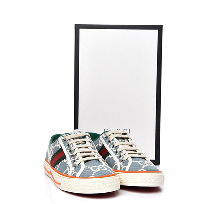 Gucci Cotton GG Monogram Web Womens 1977 Tennis Sneakers 38 Philod Ivory Mystic White 8 of 8