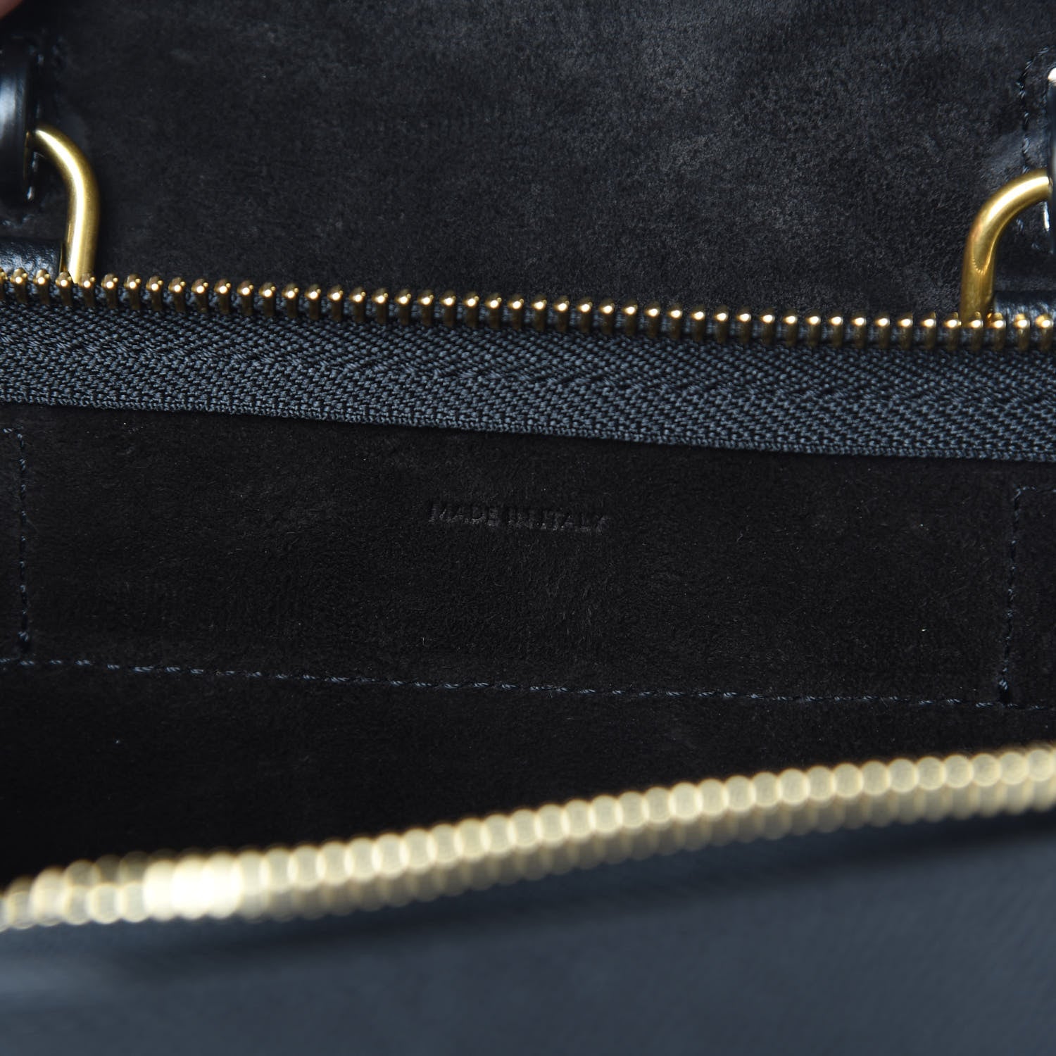 Celine Grained Calfskin Nano Belt Bag Black 7 of 10