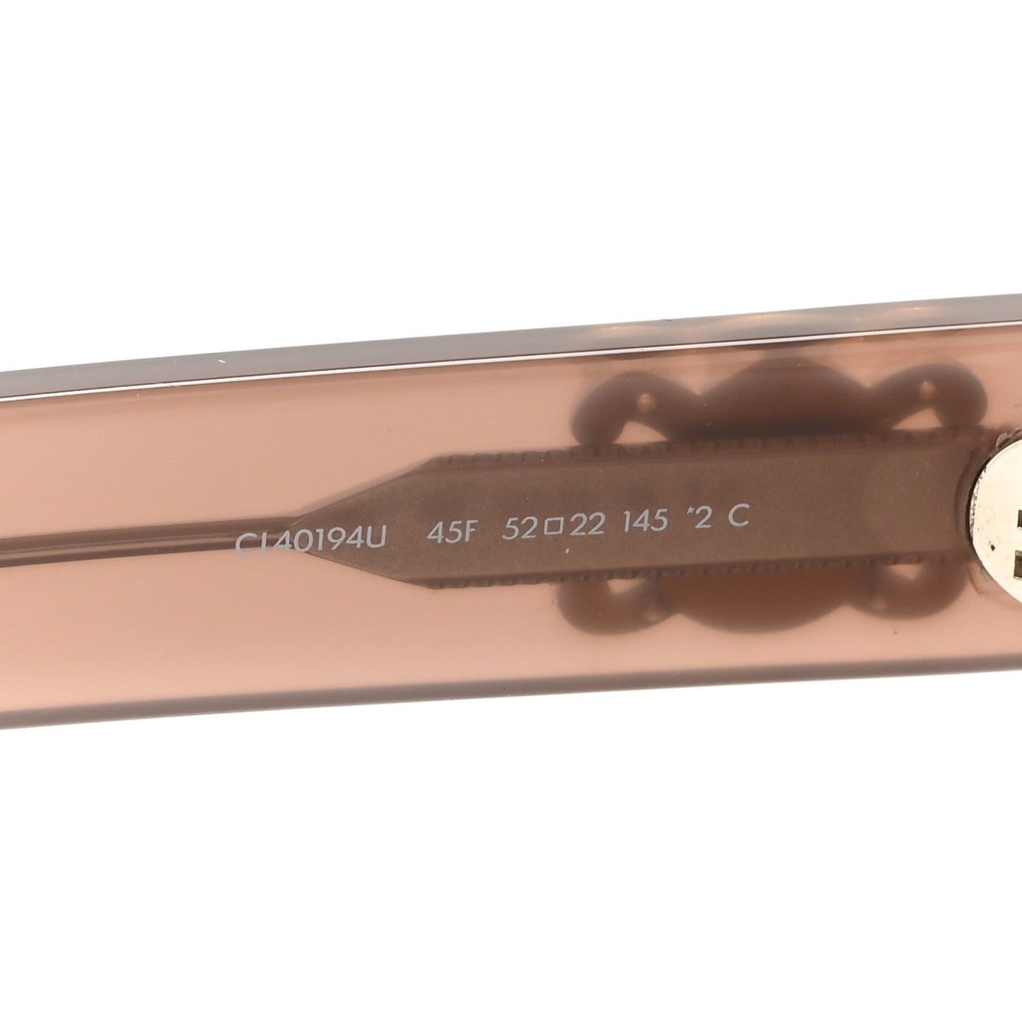 Acetate Triomphe 01 Sunglasses CL 40194U Milky Hazelnut