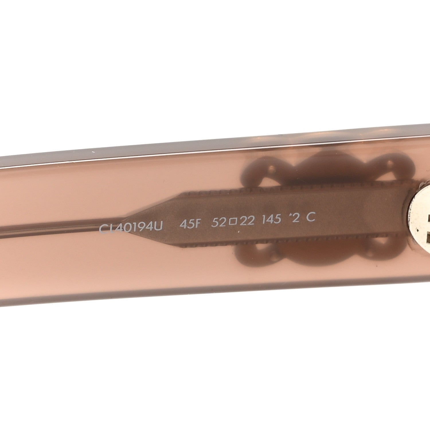 Celine Acetate Triomphe 01 Sunglasses CL 40194U Milky Hazelnut 5 of 7