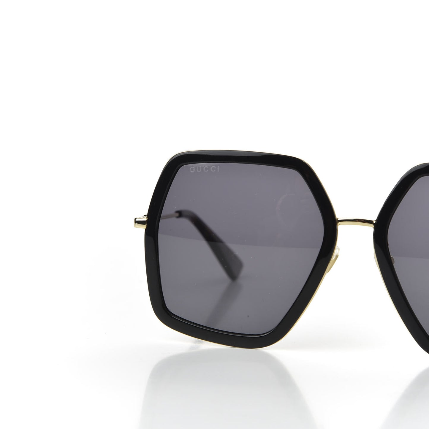 Acetate Oversize Square Frame GG0106S Sunglasses Black