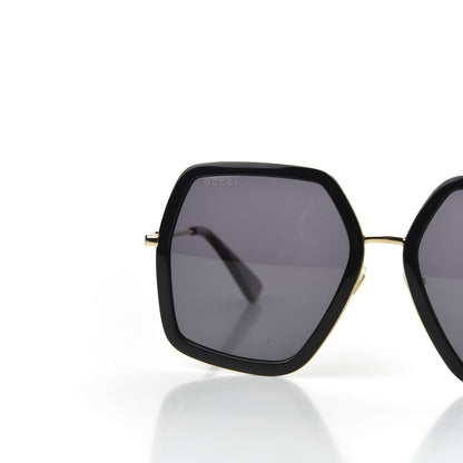 Gucci Acetate Oversize Square Frame GG0106S Sunglasses Black 7 of 8