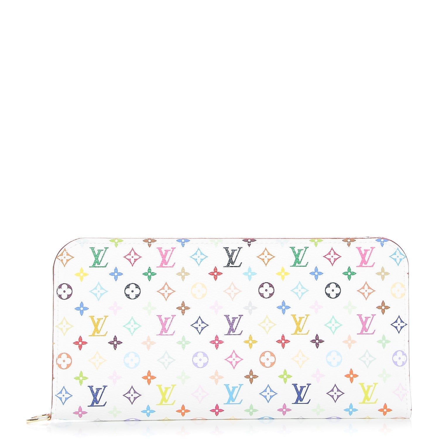 Louis Vuitton Monogram Multicolor Insolite Wallet White Litchi 1 of 8