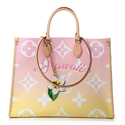Louis Vuitton Monogram Giant By The Pool Hawaii Onthego GM Light Pink 1 of 4
