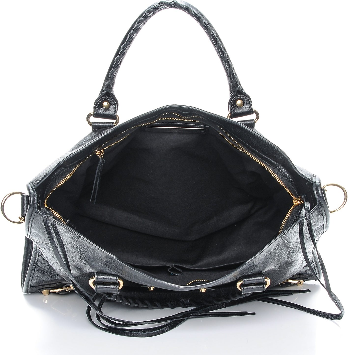 Agneau Classic Gold Hardware City Black