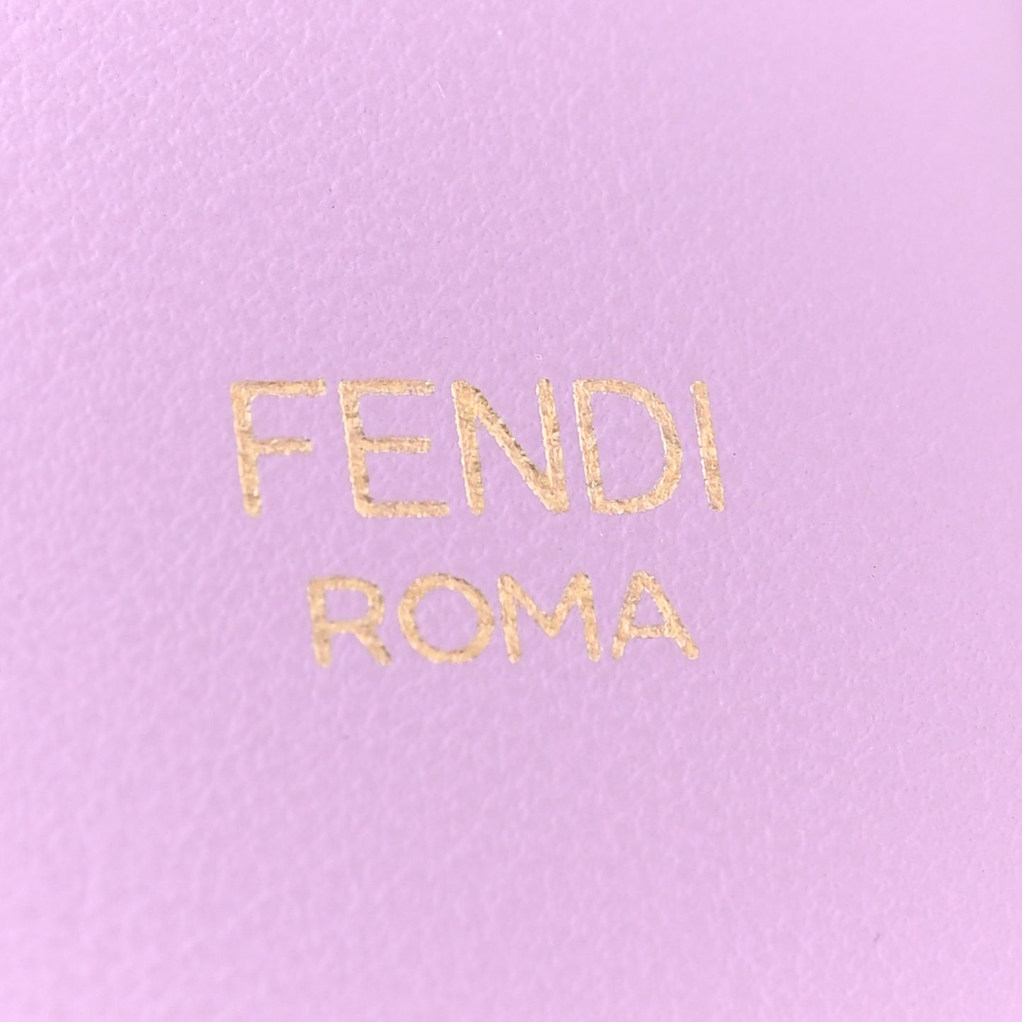 Vitello Grace Scritta Fendigraphy Strap You Violetta