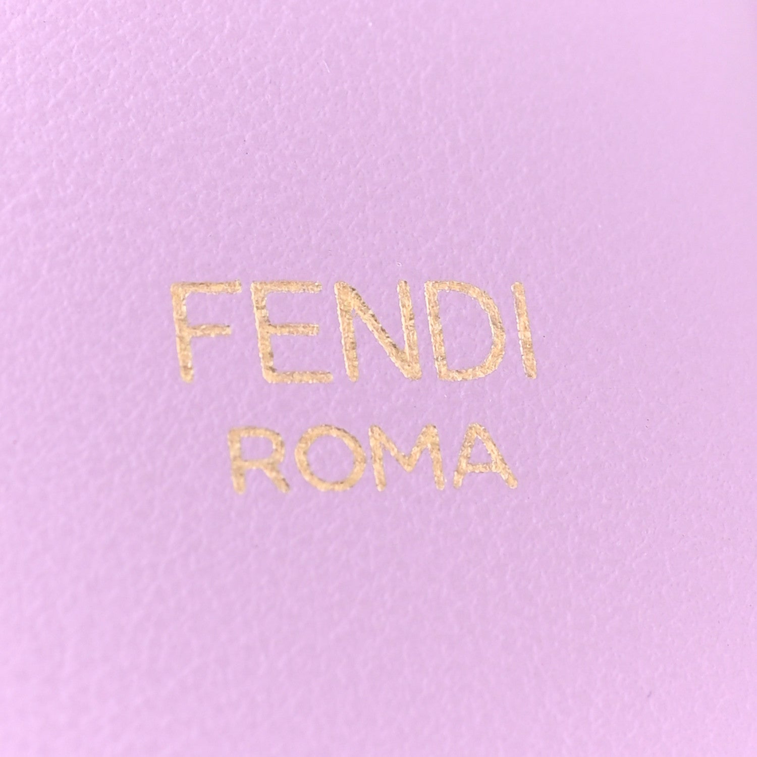 Fendi Vitello Grace Scritta Fendigraphy Strap You Violetta 3 of 4