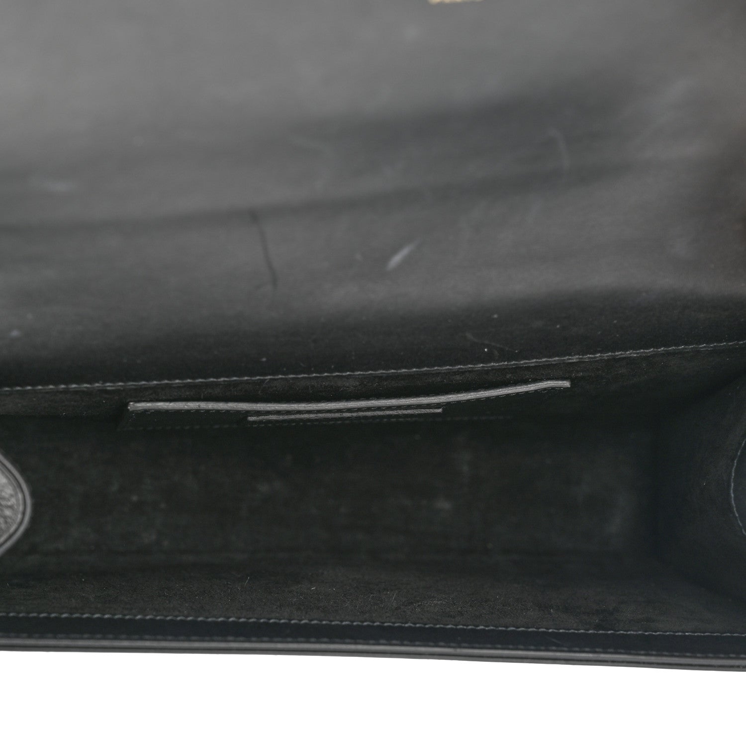 Saint Laurent Smooth Calfskin Medium Classic Monogram Kate Tassel Satchel Black 5 of 12