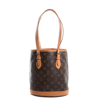 Louis Vuitton Monogram Petit Bucket 23 1 of 10