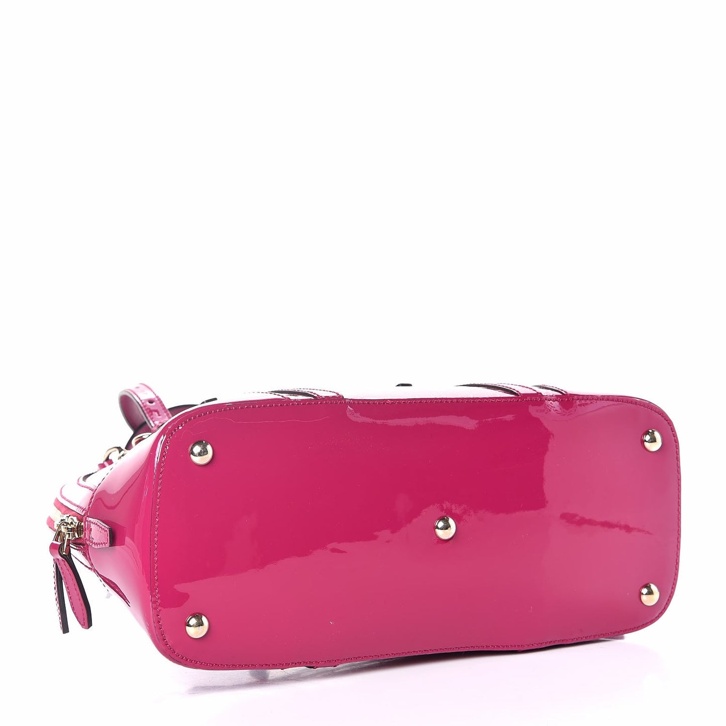 Patent Microguccissima Small Nice Top Handle Dome Bag Bright Bouganville