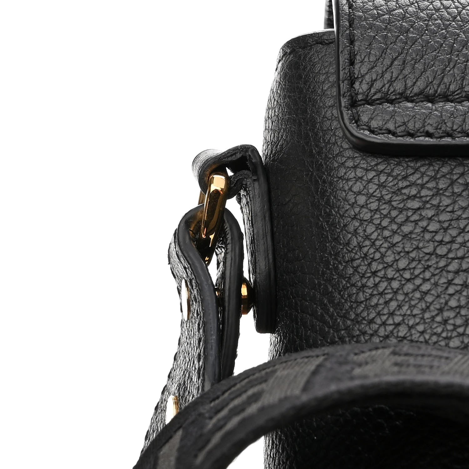 Burberry Grainy Calfskin Vintage Check Note Crossbody Bag Black 12 of 12