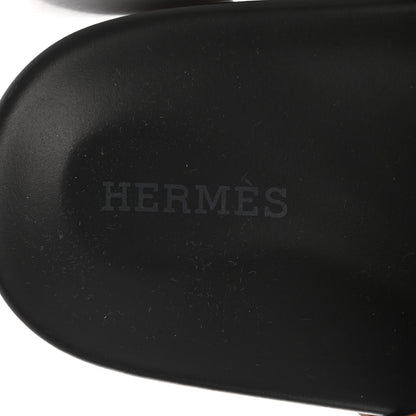 Hermes Calfskin Womens Chypre Sandals 35 Gold 7 of 9