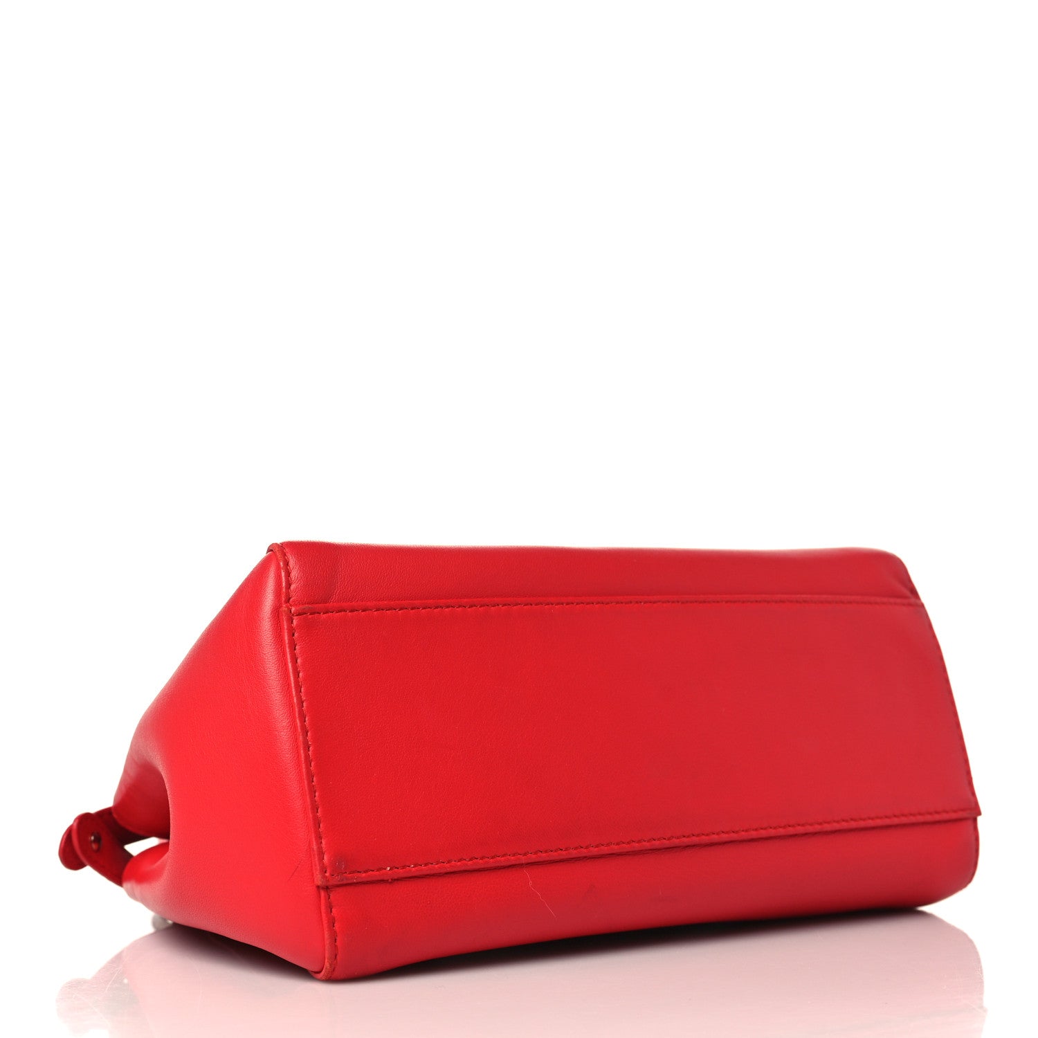 Fendi Nappa Mini Peekaboo Iconic Satchel Fiamma 4 of 9