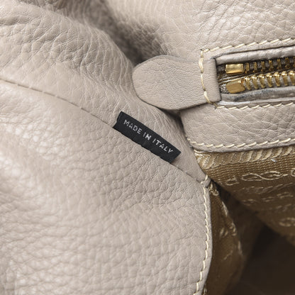 Prada Vitello Daino Shoulder Bag Argilla 7 of 15