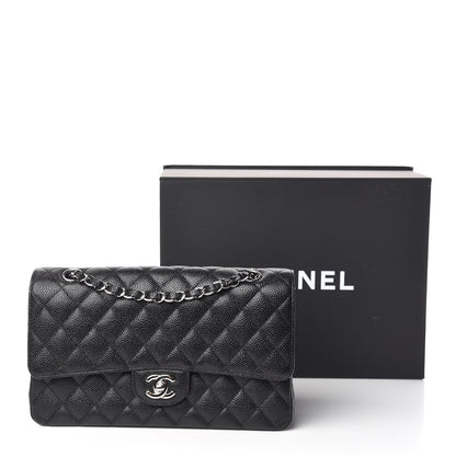Chanel Caviar Quilted Medium Double Flap Black 11 of 11