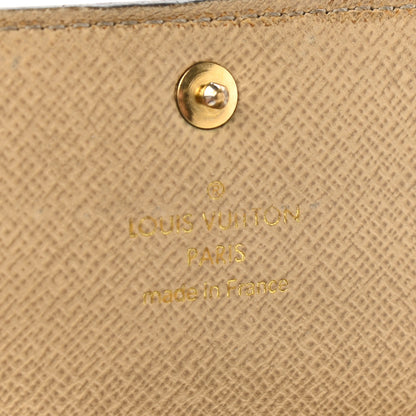Louis Vuitton Monogram Dentelle Sarah Wallet Gold 6 of 9