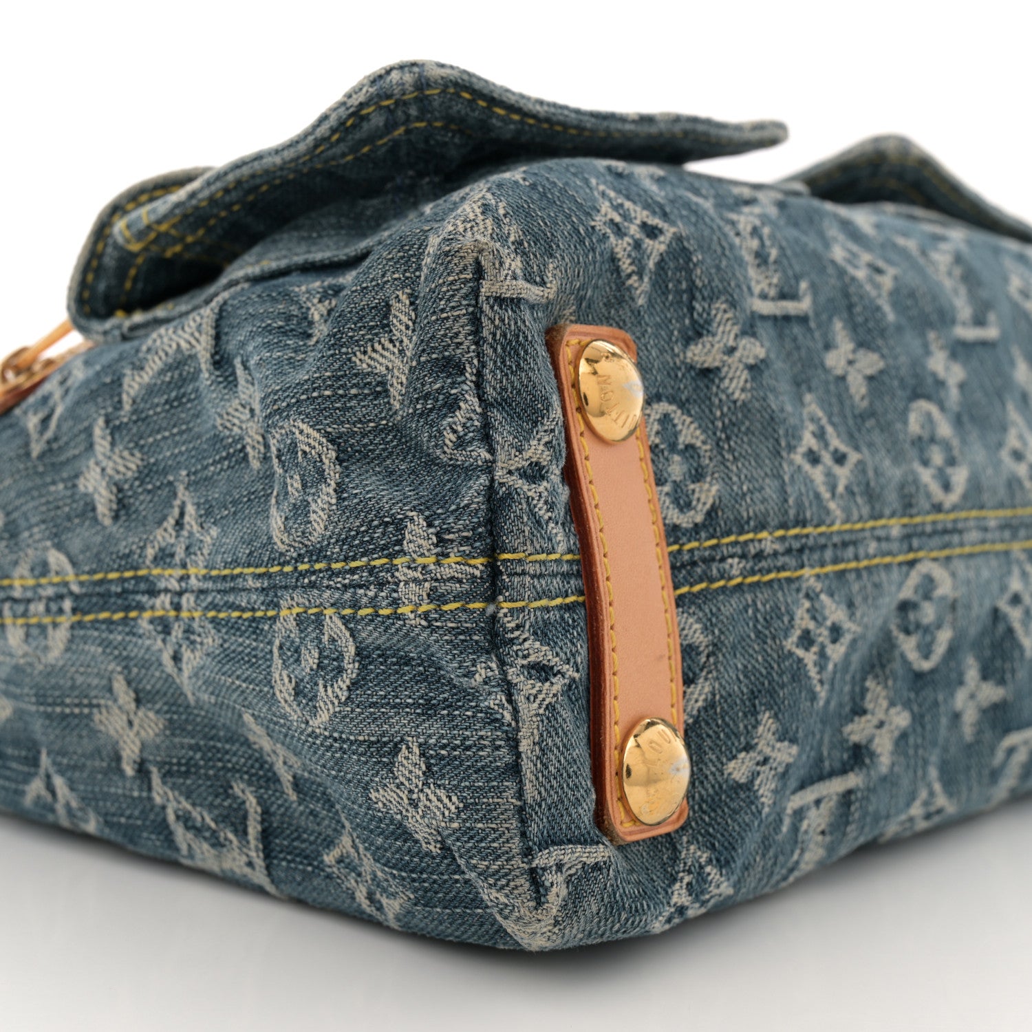 Louis Vuitton Monogram Denim Baggy PM Blue 8 of 10