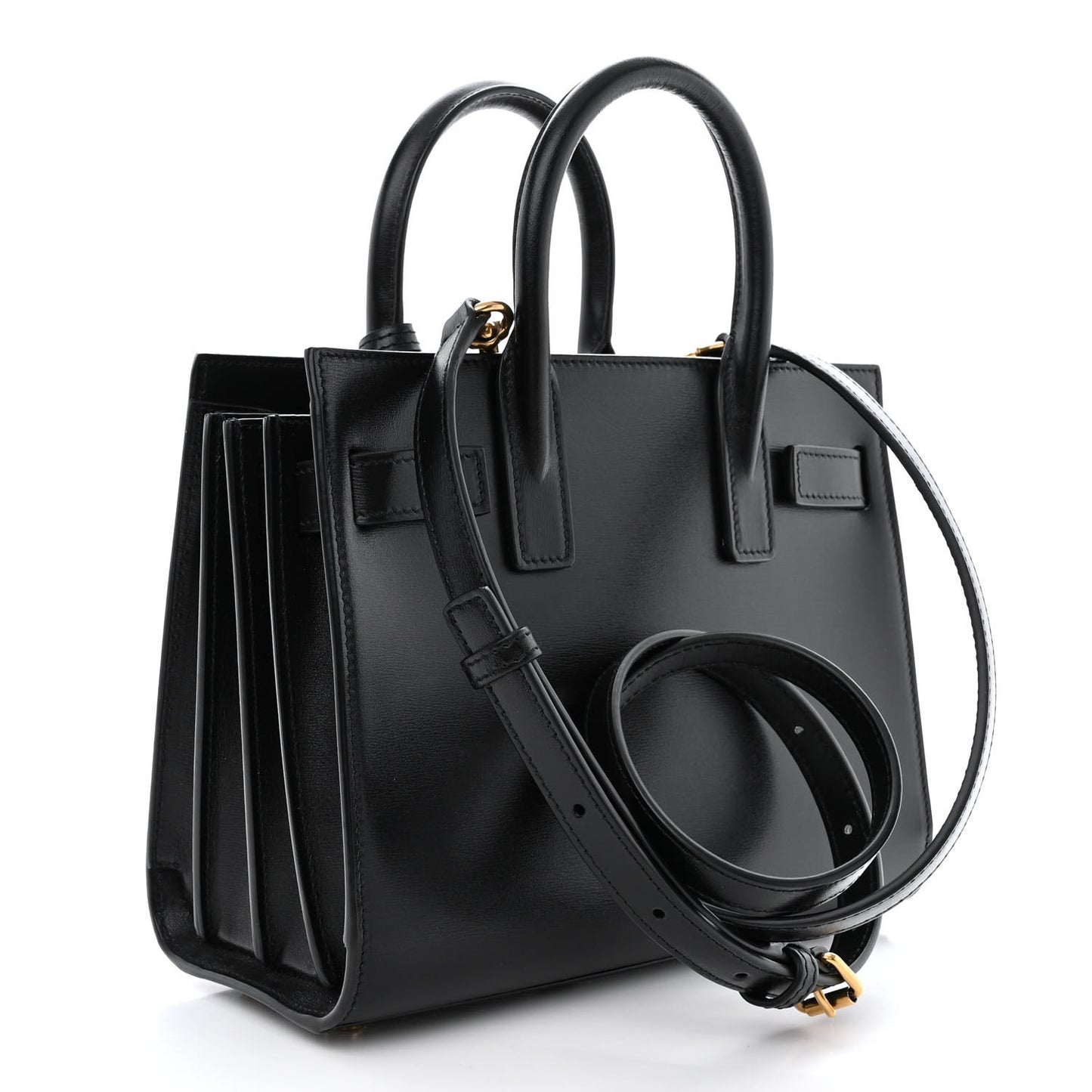 Calfskin Nano Sac De Jour Black
