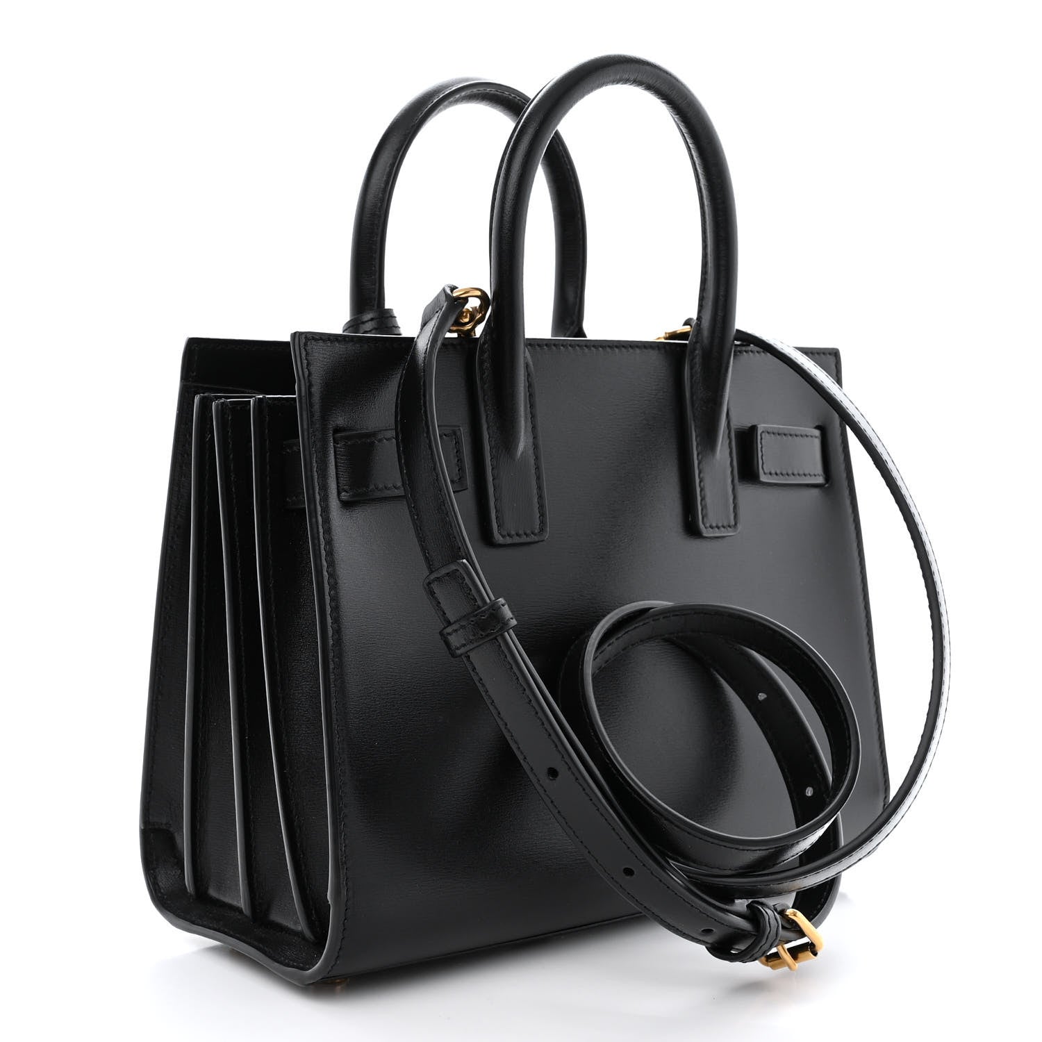 Saint Laurent Calfskin Nano Sac De Jour Black 3 of 10
