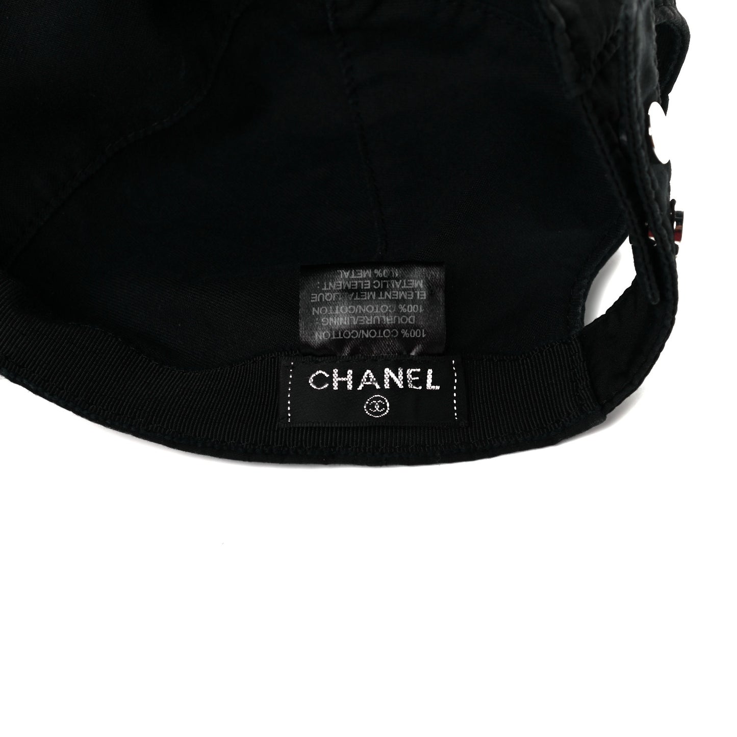 Cotton CC Cap Hat Black
