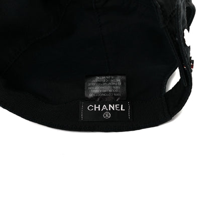 Chanel Cotton CC Cap Hat Black 7 of 8