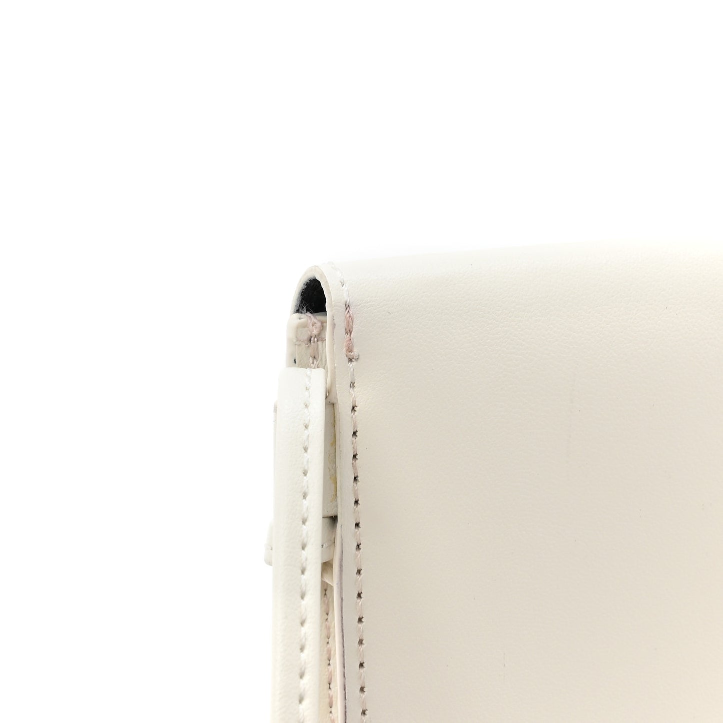 Smooth Calfskin Sunglasses Pouch White