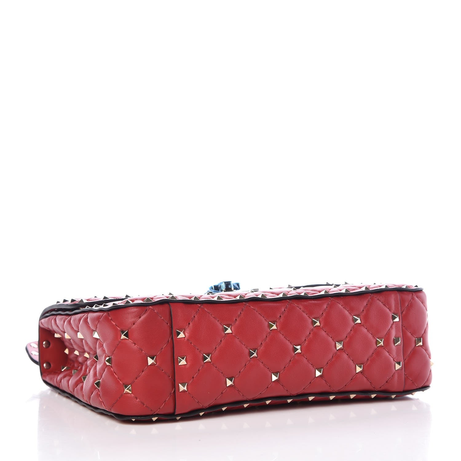 Valentino Garavani Nappa Medium Rockstud Spike Shoulder Bag Rosso Valentino 4 of 6
