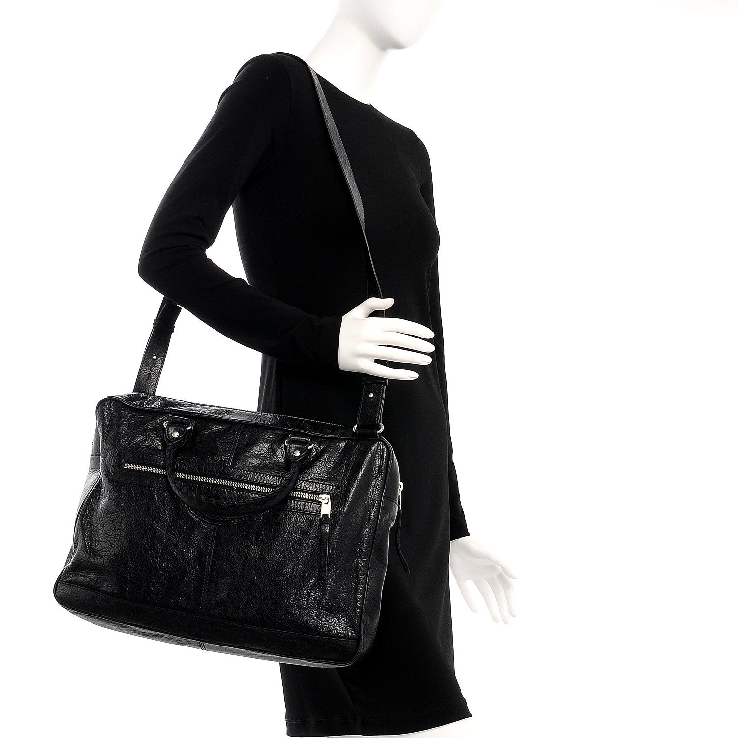 Balenciaga Agneau Mini Folder Black 2 of 9