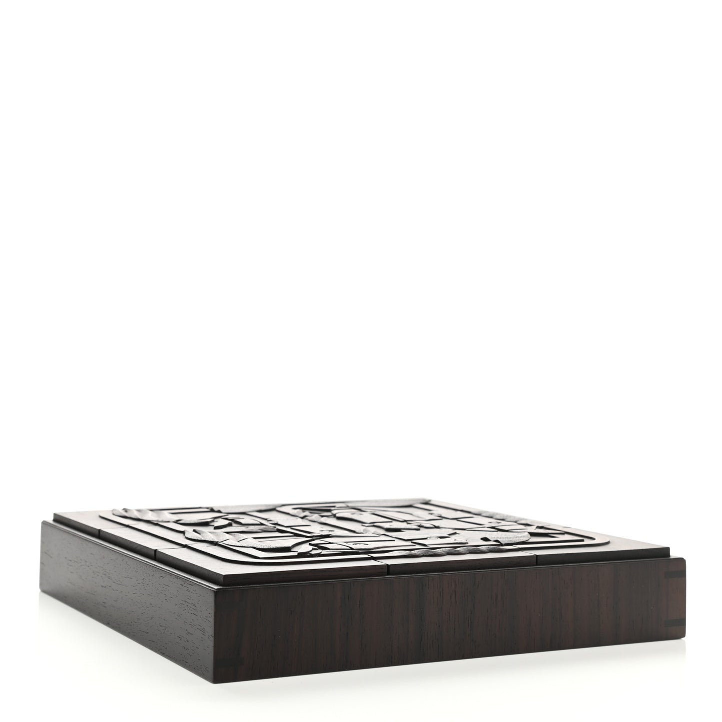 Wood Quadrige En Desordre Jewelry Box
