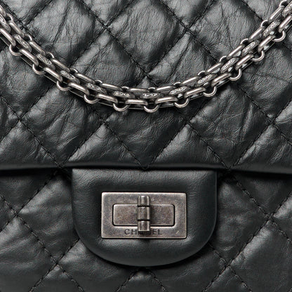 Chanel Aged Calfskin Quilted 2.55 Reissue 225 Flap Black 8 of 10
