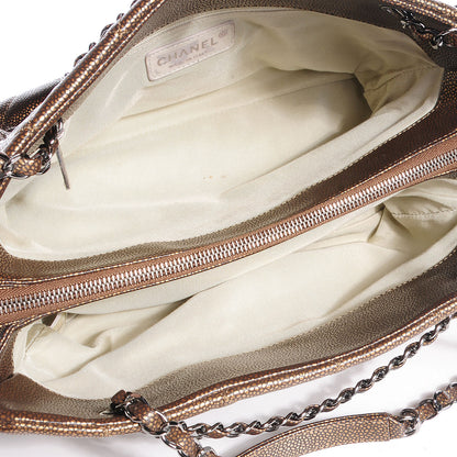 Chanel Caviar Timeless CC Shopping Tote Bronze 5 of 7