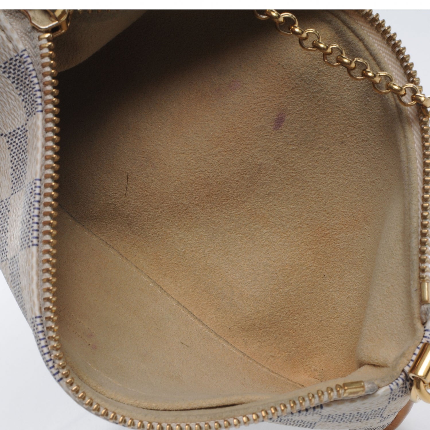 Louis Vuitton Damier Azur Pochette Milla MM 7 of 7
