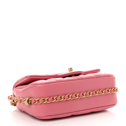 Chanel Lambskin Quilted CC Small Dynasty Flap Pink 4 of 12