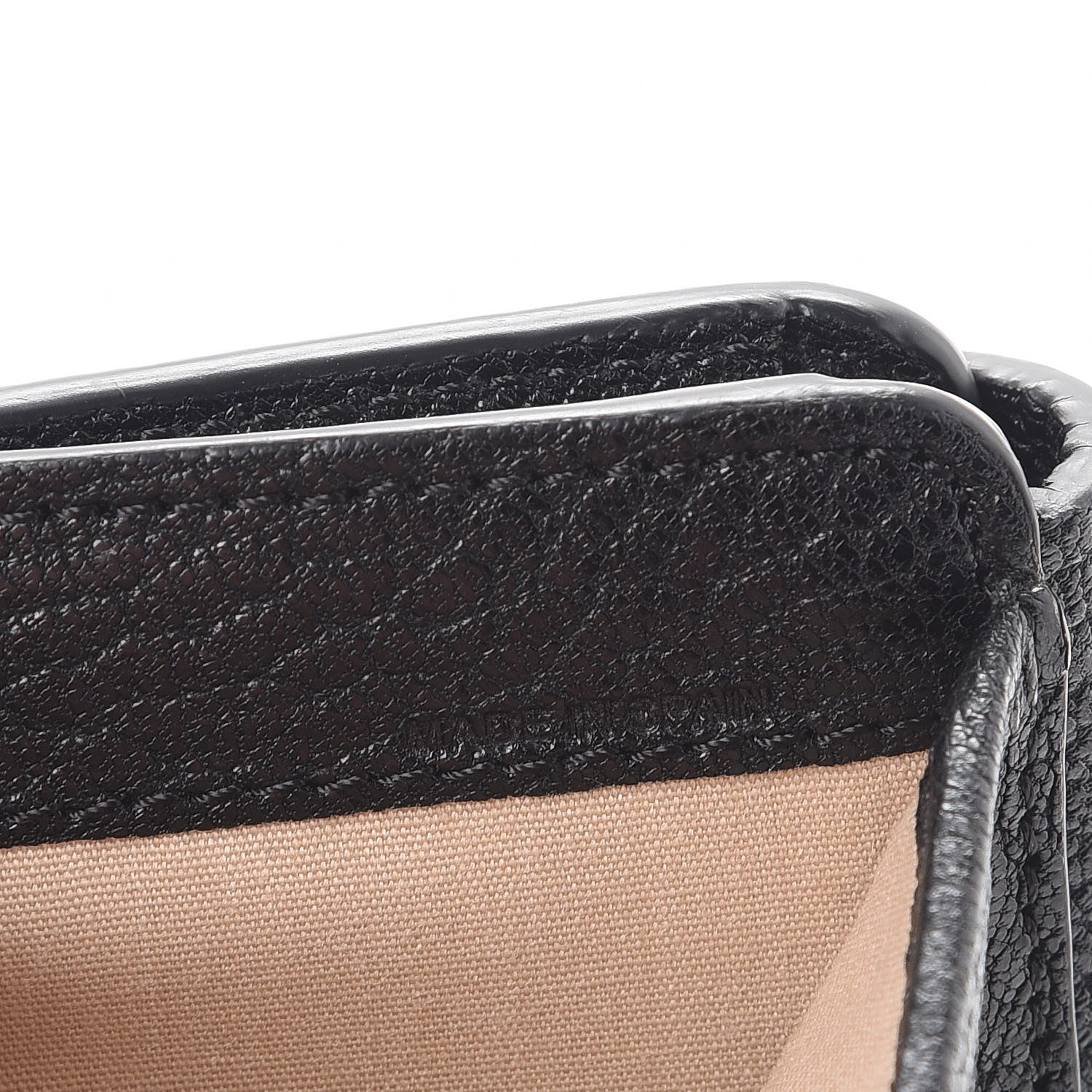 Chloe Grained Lambskin Drew Square Wallet Black 8 of 10