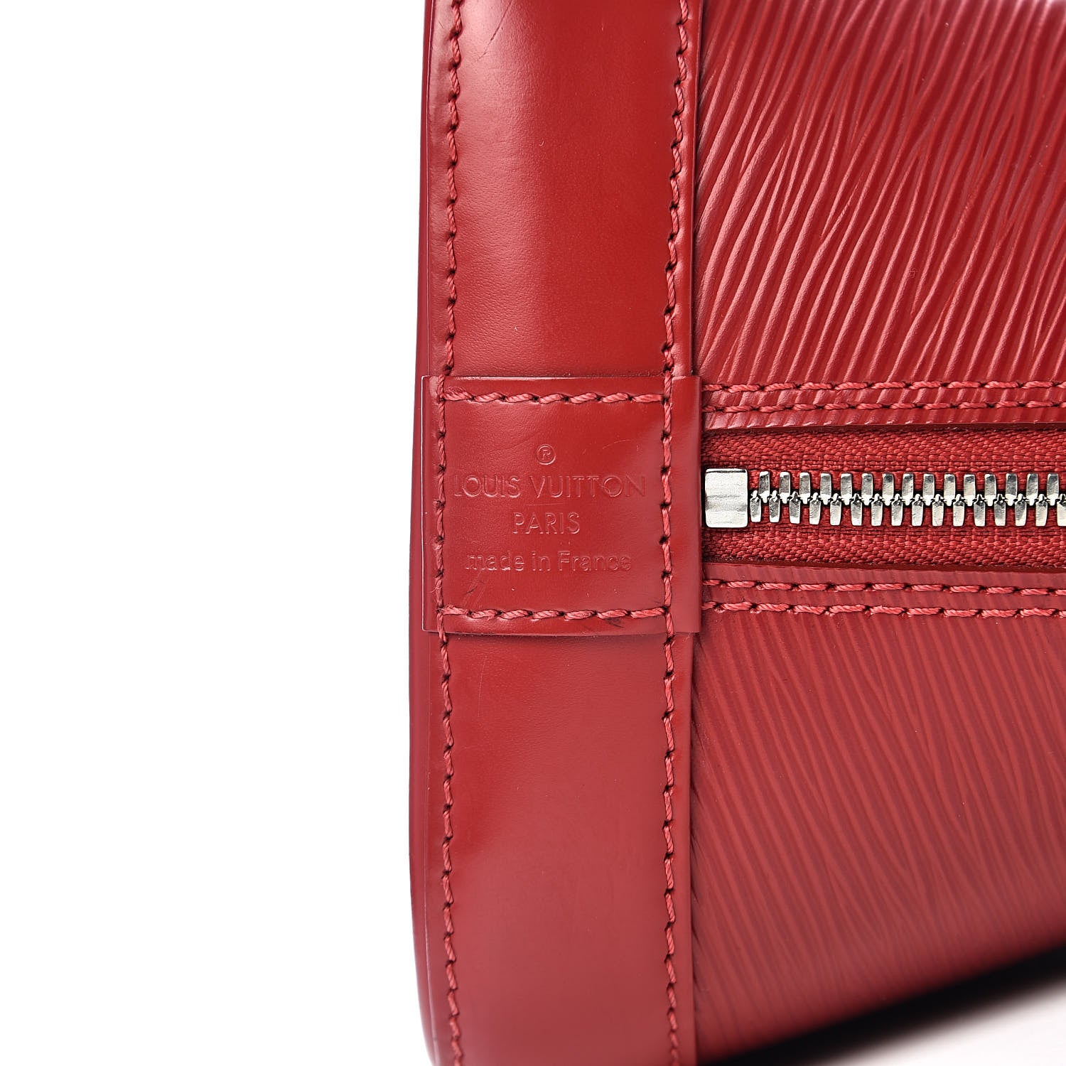 Louis Vuitton Epi Alma PM Rubis 6 of 11